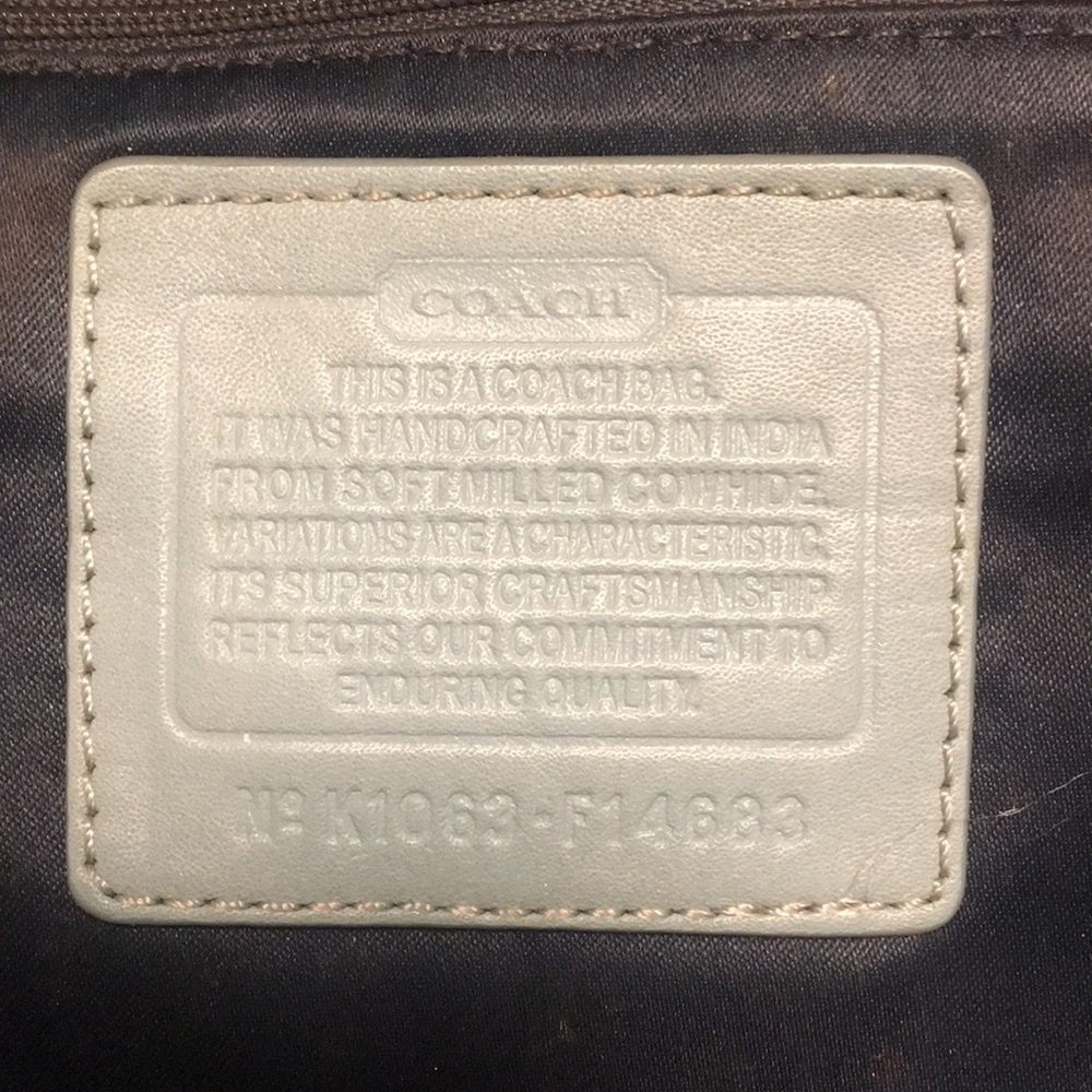 RARE Teal "Penelope" Pebbled Leather Tote - Picture 11 of 14